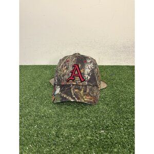 Arkansas Razorbacks hat cap strap back brown camo football mossy oak mens new